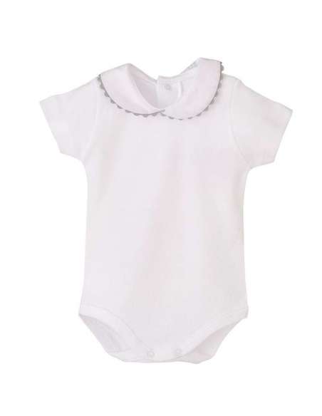 19019 BODY M/CORTA CUELLO PICONELA MARCA CALAMARO