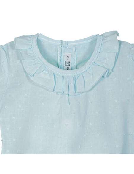 19034 CELESTE BODY CAMISA PLUMETI MARCA CALAMARO