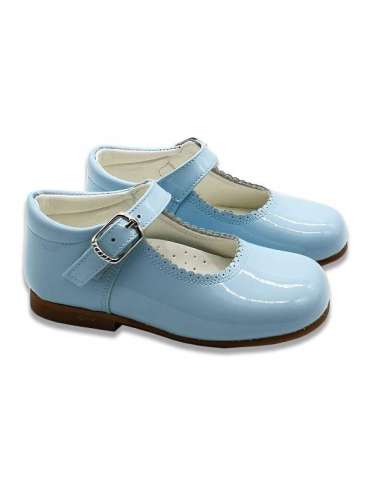 MARY JANES IN PATENT BAMBI 4199 SKY BLUE