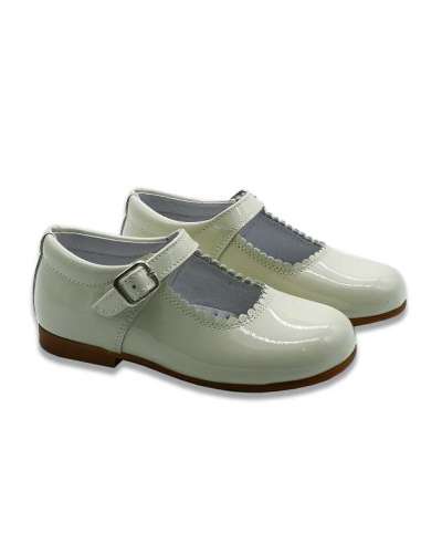 MARY JANES IN PATENT BAMBI 4199 BEIG
