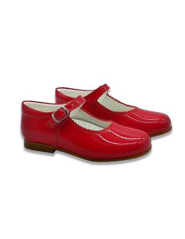 MARY JANES IN PATENT BAMBI 4199 RED