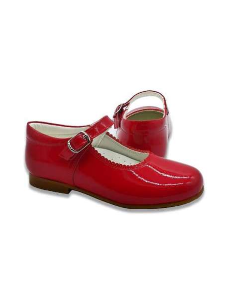 MARY JANES IN PATENT BAMBI 4199 RED