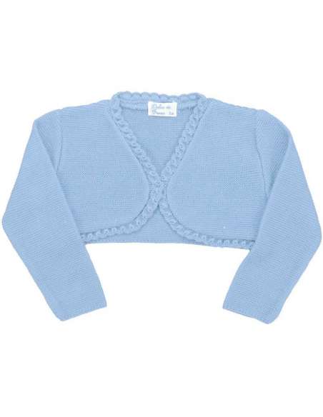 DF3333 LICHT BLUE  PERLE JACKET GIRL BRAND DULCE DE FRESA