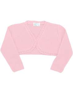 DF3333 ROSA  CHAQUETA PERLE NIÑA MARCA DULCE DE FRESA