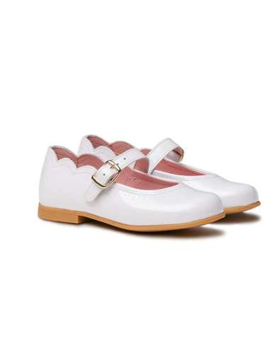 Mary Janes Patent Leather AngelitoS 1100 white