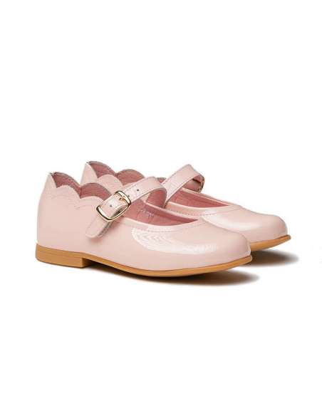 Merceditas Piel Charol AngelitoS 1100 rosa