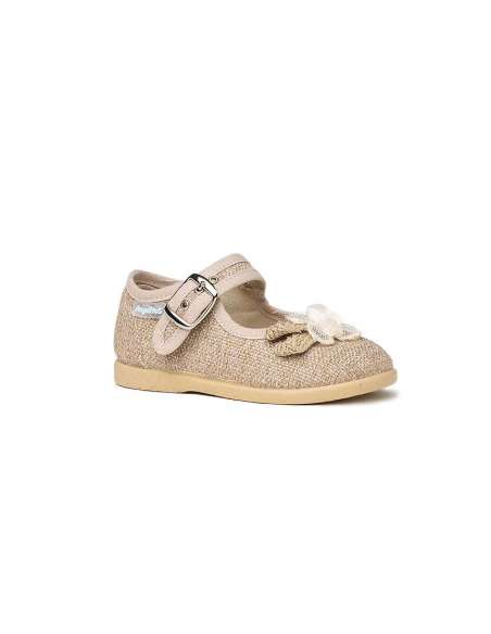 Mary Janes Canvas 114 camel