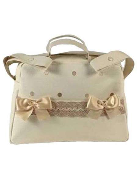 LIRA BEIGE BABY-BAG IN POLIPIEL