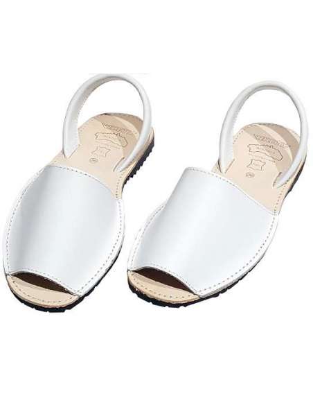 SPANISH AVARCAS IN LEATHER WHETI´S 314 WHITE