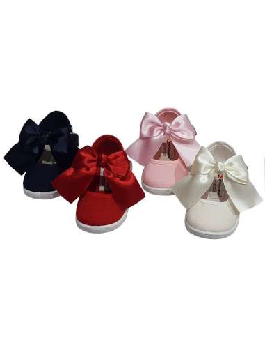 GIRLS CANVAS WITH BOWS 8005