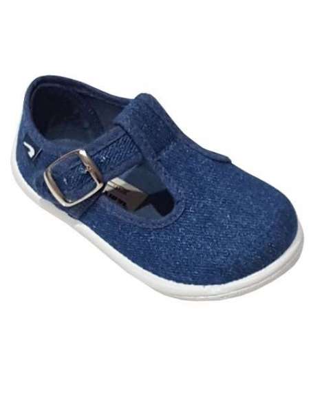 LONAS DE NIÑO SUELA DE GOMA 8006 JEANS