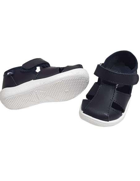 SANDALIAS DE NIÑO EN PIEL 8028 MARINO
