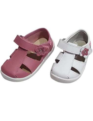 GIRLS SANDALS COMBINED IN LEATHER 8067