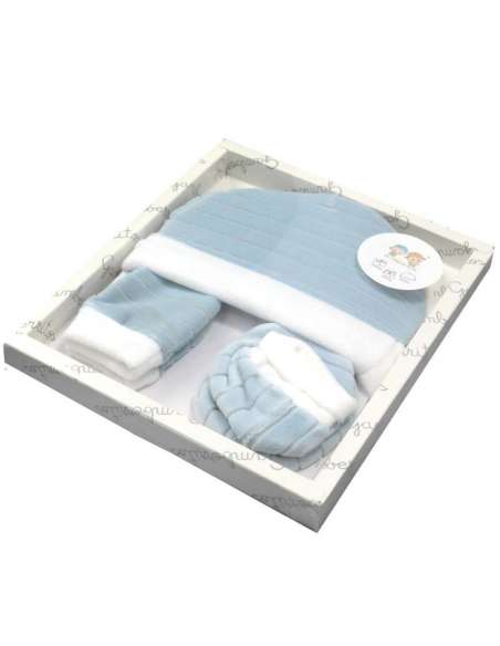 10470 BLUE GIFT BOX 3 PCS BRAND GAMBERRITOS