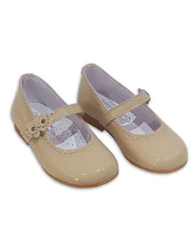 MARY JANES IN PATENT BAMBI 4383 CAMEL