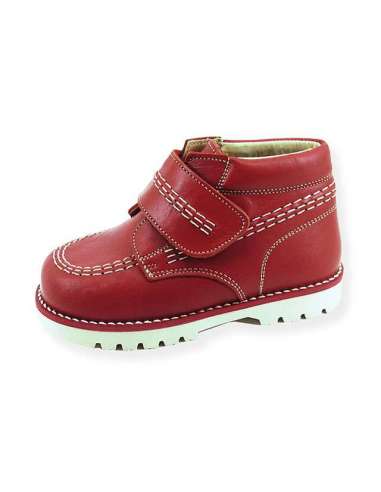 KICKERS BOOTS IN LEATHER ALADINO 490 RED