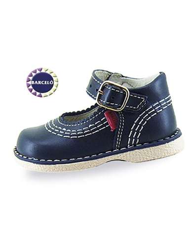 MARY JANES KICKERS IN LEATHER BARCELÓ 127 NAVY