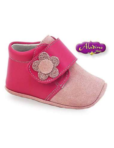 BOOTS IN SUEDE Y LEATHER ALADINO 719 FUXIA