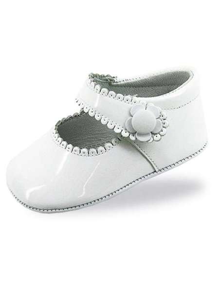 PEUQUE DE BEBÉ EN CHAROL ALADINO 611 BLANCO