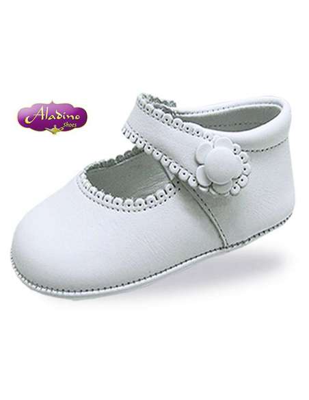 PEUQUE DE BEBÉ EN PIEL ALADINO 611 BLANCO