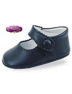 PEUQUE DE BEBÉ EN PIEL ALADINO 611 MARINO