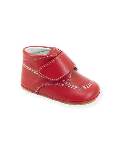 PRAM SHOES IN LEATHER ALADINO 626 RED