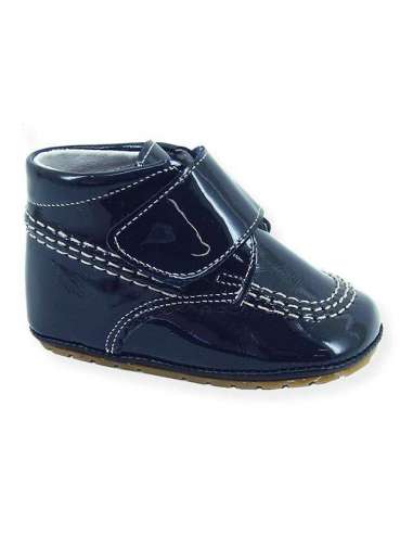 PRAM SHOES IN PATENT LEATHER ALADINO 626 NAVY