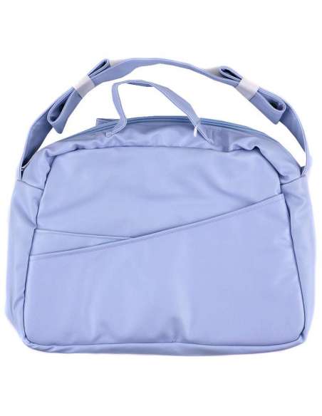 10452 AZUL  BOLSO DE POLIPIEL MATERNAL MARCA GAMBERRITOS