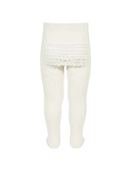 24421 NATA BABY TIGHTS WITH  LACE BRAND CONDOR