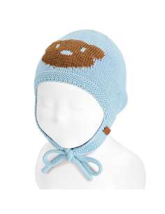 50016010 NUBE  GORRO CON OREJERAS CARA OSITO MARCA CONDOR