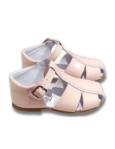 GIRLS SANDALS IN PATENT 4985 PINK
