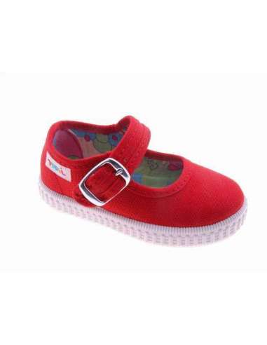Canvas Mary Janes Javer 62 red