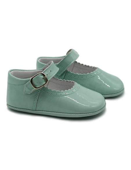 PRAM SHOES IN PATENT 712C MINT