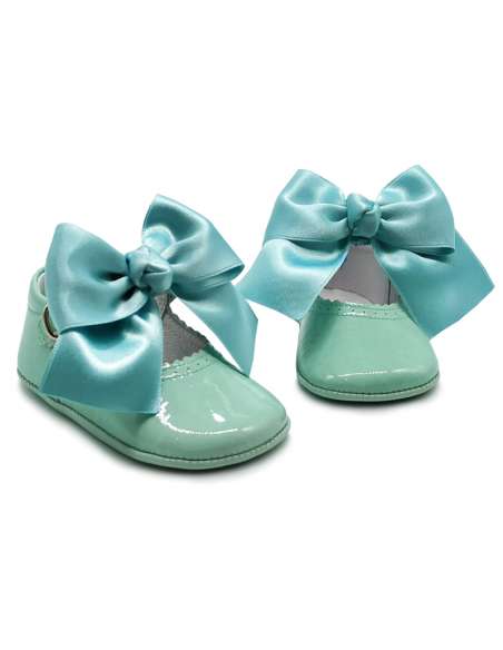 PRAM SHOES IN PATENT 712C JULIETA MINT