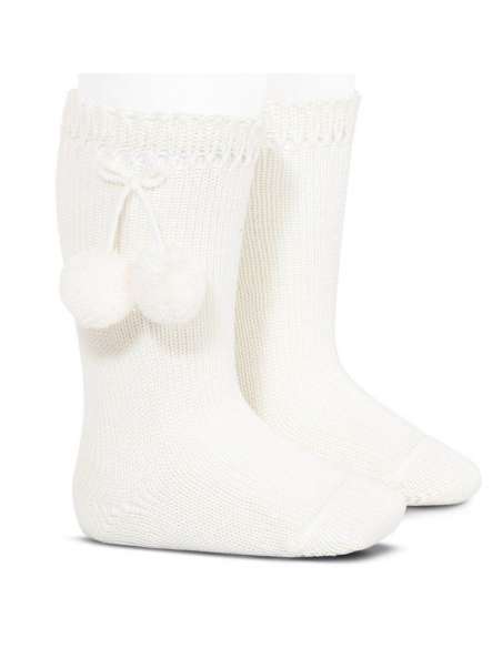 25042 NATA HIGH SOCKS WITH POMPOMS BRAND CONDOR