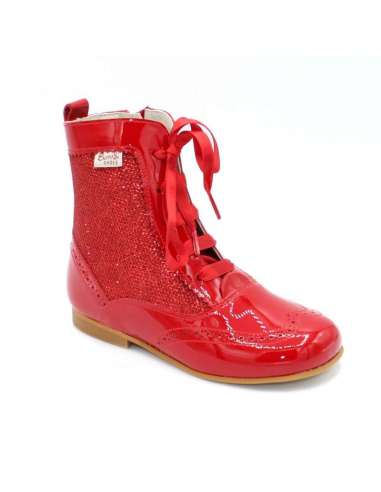 Glitter boots Bambi red 4956