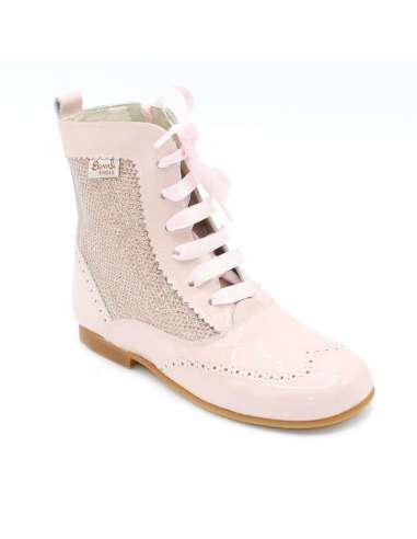 Glitter boots Bambi pink 4956