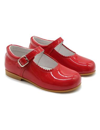 Mary Janes in patent leather Cocoboxi 6270 red