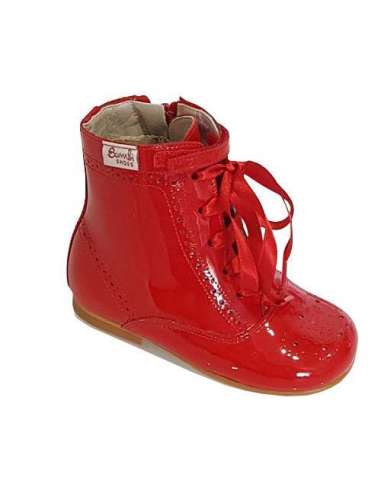 Patent boots Bambi red 4253