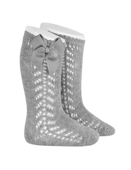 25992 ALUMINIO  HIGH SOCKS WITH BOW BRAND CONDOR