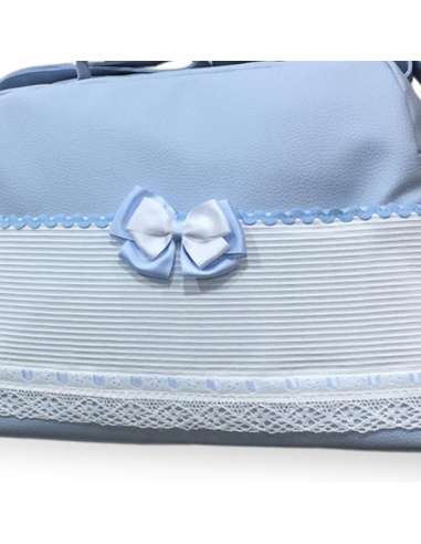 NEREA AZUL  BOLSO DE POLIPIEL DE BEBÉ