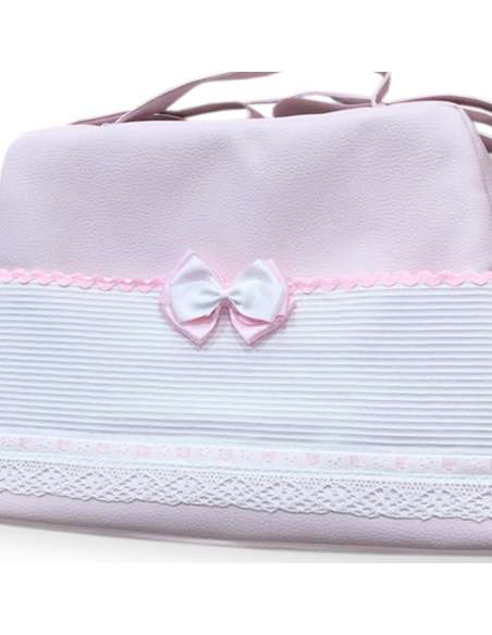 NEREA PINK BABY-BAG IN POLIPIEL