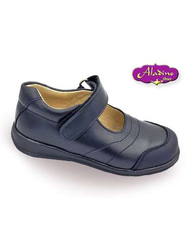 Mary Janes School Shoes Aladino 402P navy