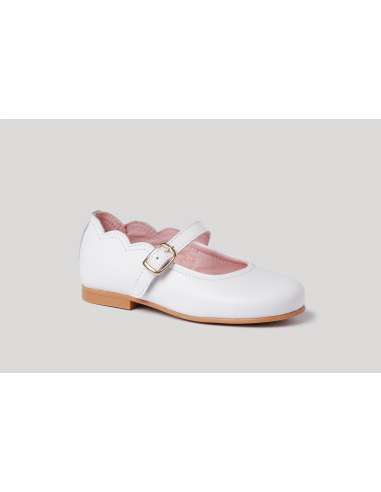 Merceditas Piel AngelitoS 1103 blanco
