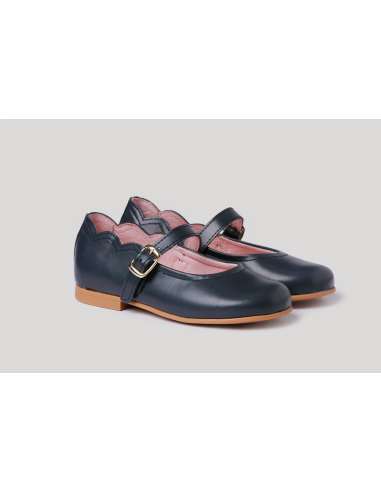 Mary Janes Leather AngelitoS 1103 navy