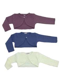 C152106390 CHAQUETA PERLÉ NIÑA