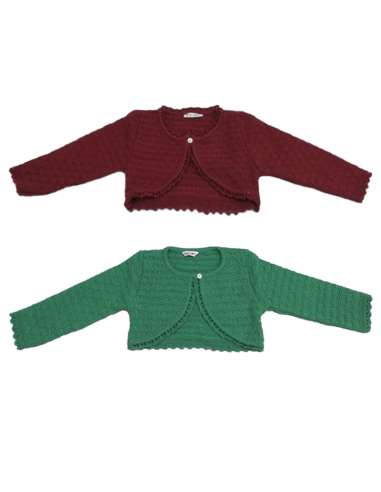 C152106390 CHAQUETA PERLÉ NIÑA