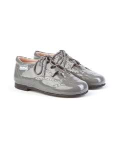 Inglesito Patent Leather AngelitoS 1505 Grey