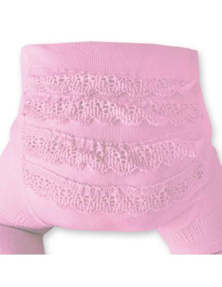 24271 ROSA LEOTARDO BEBE CON PUNTILLAS DETRAS MARCA CONDOR