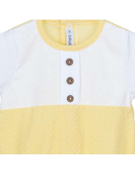 32330 YELLOW BALER  ROMPER BRAND CALAMARO